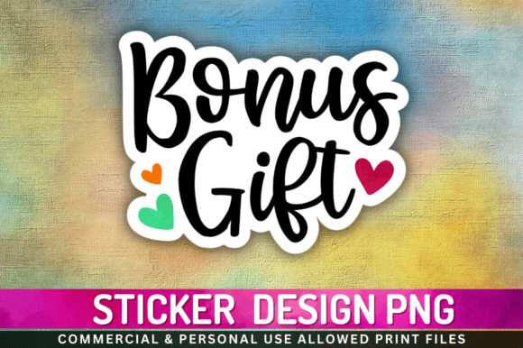 Download Bonus Gift,Stickers Png Design - Gift Collection
