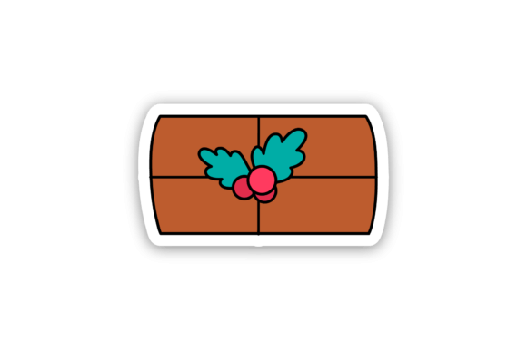 Download Chocolate Christmas Gift Stickers - Gift Collection