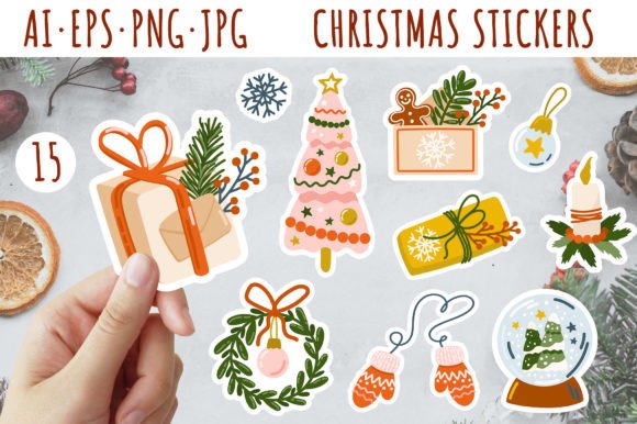 Download Christmas Gift Stickers - Gift Collection