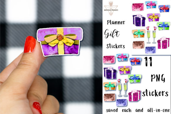 Download Gift Stickers, 11 Printable Stickers - Gift Collection