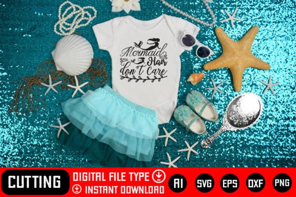 Download Mermaid Hair Don't Care - Premium Resources