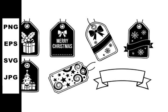 Download Christmas Gift Tags with Holiday Icons a - Gift Collection