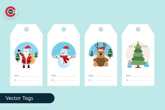 Download Festive Christmas Gift Tags - Gift Collection