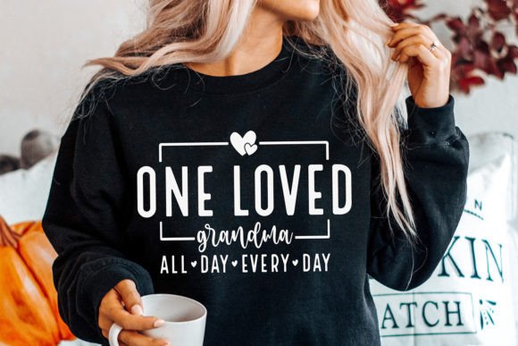 Download One Loved Grandma SVG, Grandma Gift SVG - Gift Collection