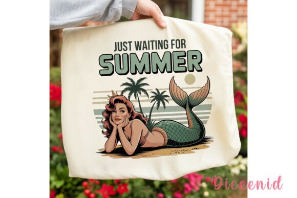 Download Retro Mermaid Summer Vibes PNG Clipart - Summer vibes png Collection