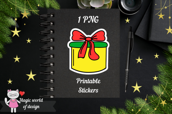 Download Christmas Gift Stickers, 1 PNG Printable - Gift Collection